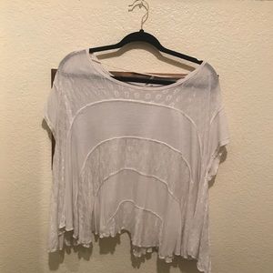 Free People white tee